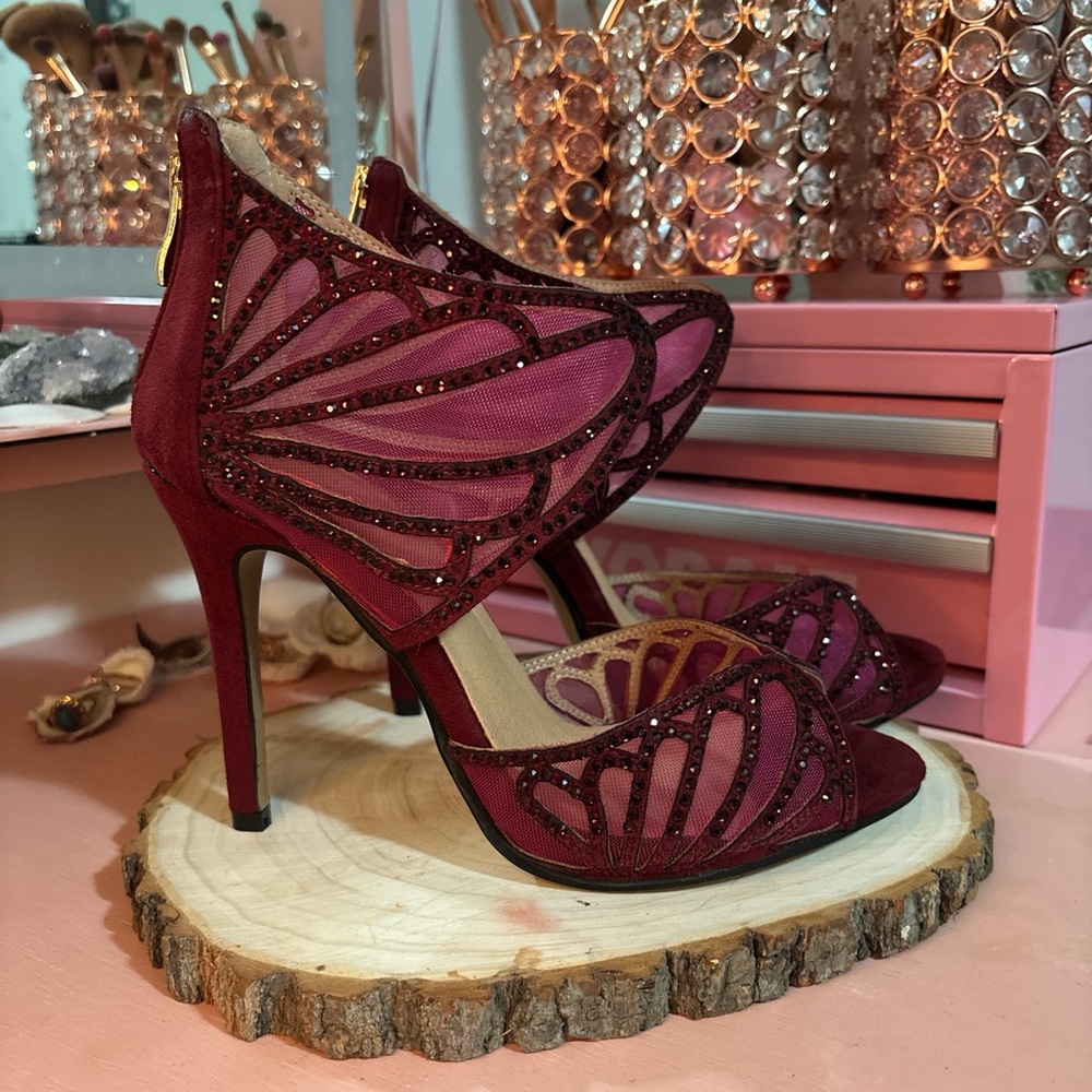 Elegant Red Stiletto Heels